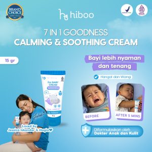 Hiboo Zzz Calming Baby Cream with 7X Essential Oils + Shea Butter + Aloe Vera - 15 gram