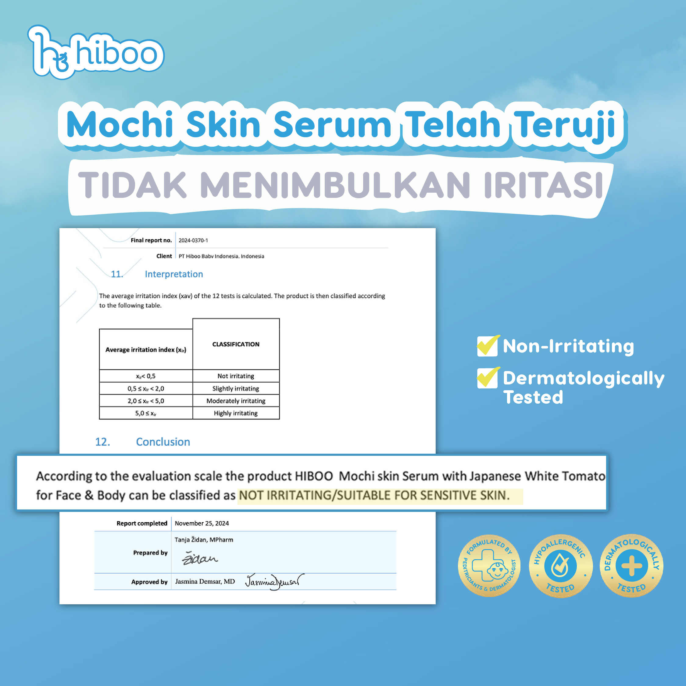 Hiboo Mochi Glow Face Serum with Japanese White Tomato